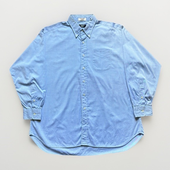 Gitman Bros. Other - Vintage Gitman Bros Pinpoint Oxford Shirt Mens 17.5 34 Blue 2x2 Made In USA